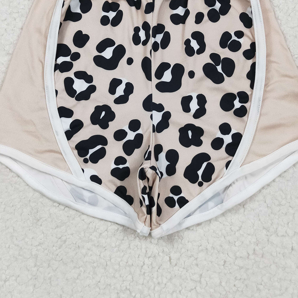 6.19 SS0526RTS NO MOQ Baby Girls Shorts Baby Girls Cow Print Leopard Shorts Bottoms