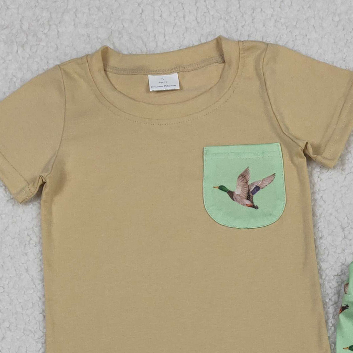 10.30 RTS NO MOQ （In stock）BSPO0607 Baby Boys Short Sleeve Shirts Top Pockets Legging Pants Southern Hunting Clothes Sets