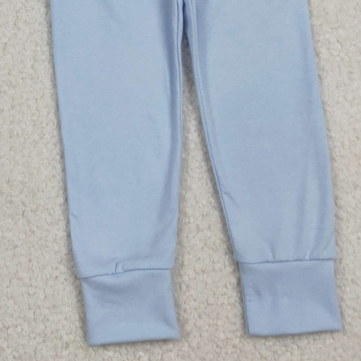 12.17 RTS NO MOQ （In stock）BSPO0616 Embroidery Crayfishes Baby Boys Blue Stripe Top Pockets Leggings Clothes Sets
