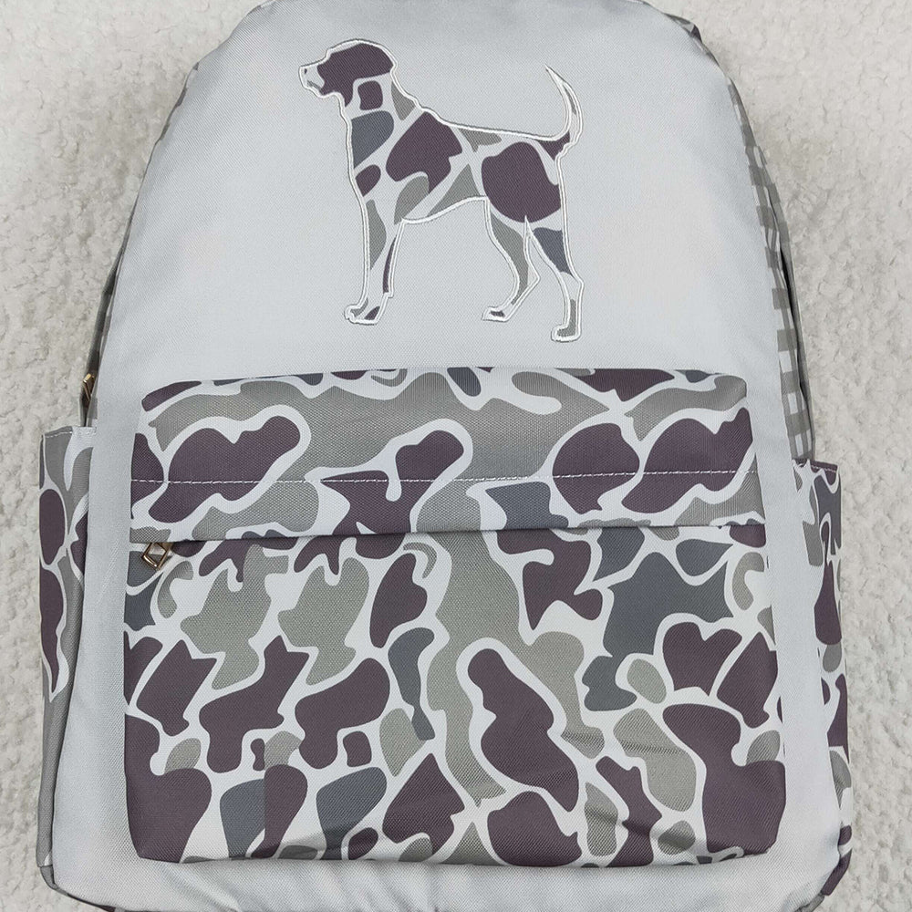 USA Shop (in stock)BA0268 RTS NO MOQ Baby Bags Kids Hunting Dog Camo Backpack School Bag