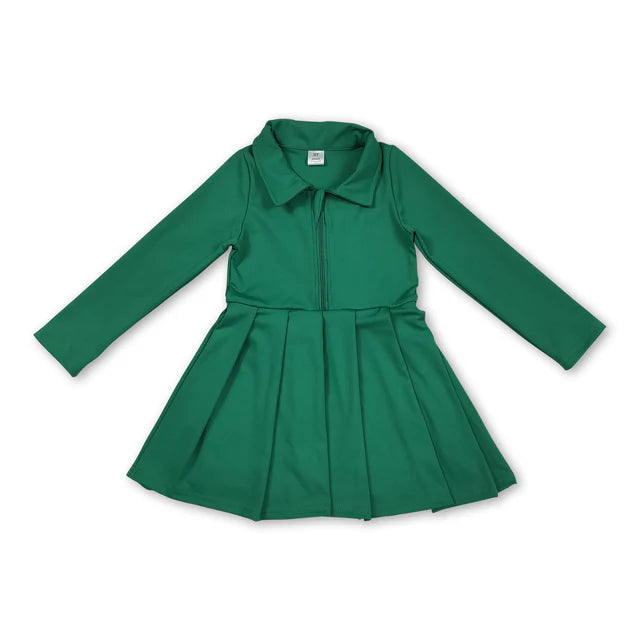 RTS Sibling Sleeveless Green straps ruffle baby girls summer active wear