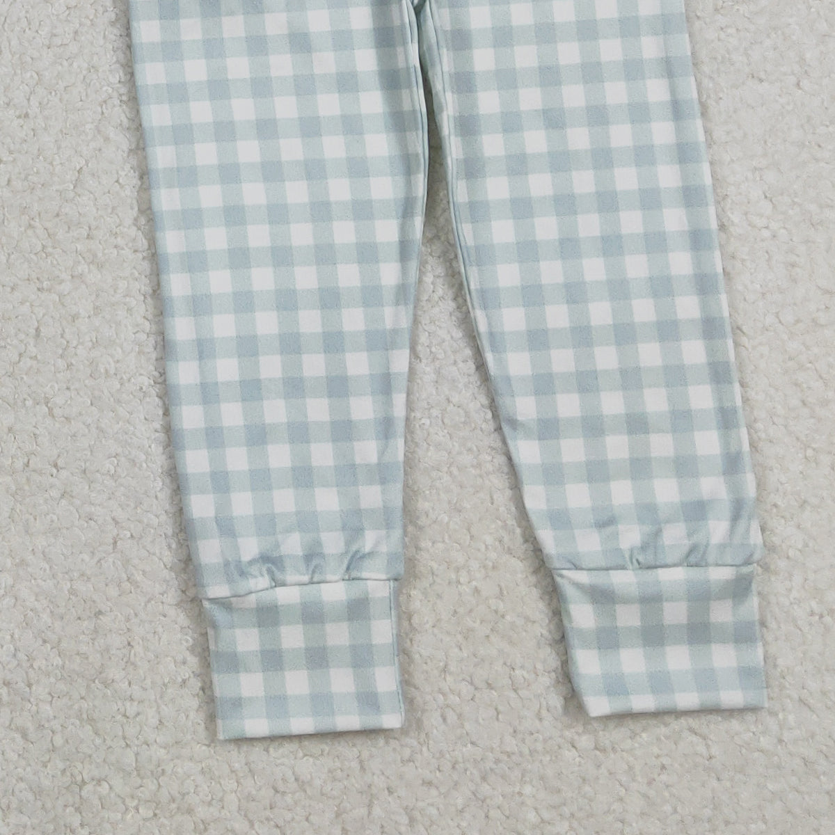 12.8 RTS NO MOQ （In stock）BLP1345 Baby Boys God Is Good Top Checked Pockets Jogger Pants Clothes Sets