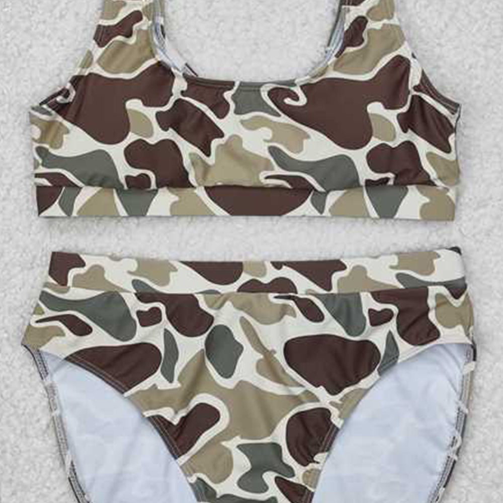 S0476 New Rts No Moq 8-9 Days By Air Arrived it Camo adult women summer swimsuit