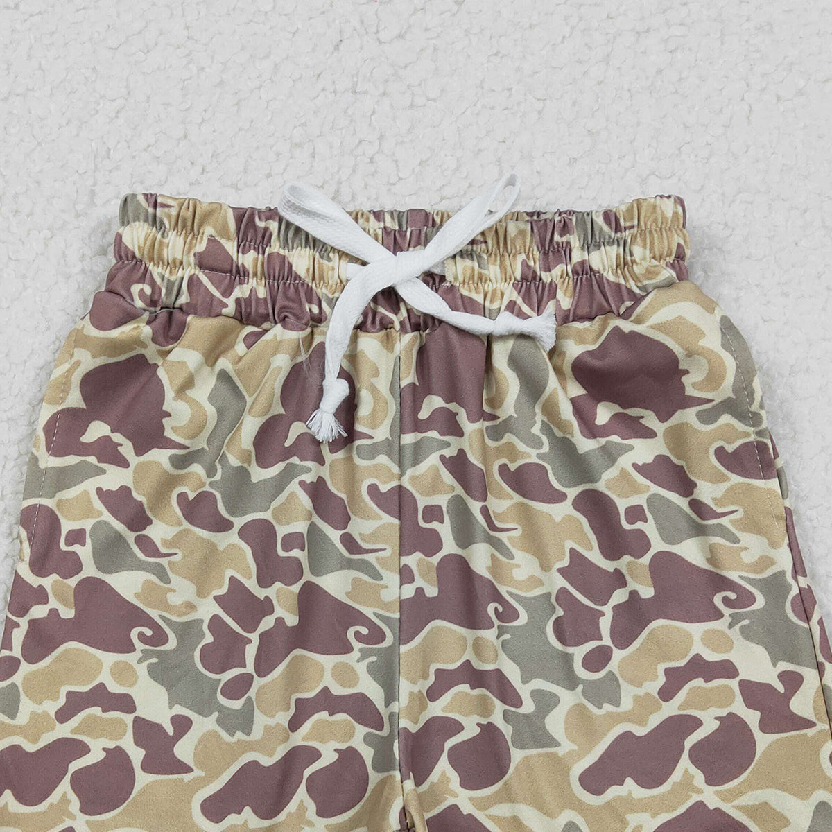 11.22 RTS NO MOQ （In stock）BT1418+SS0696 Baby Boys Khaki Camo Baseball Short Sleeve Team T-shirts Shorts Clothes