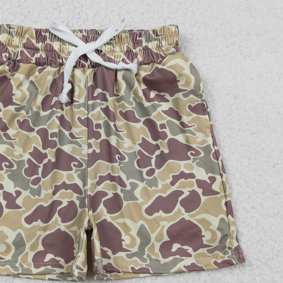 11.22 RTS NO MOQ （In stock）BT1418+SS0696 Baby Boys Khaki Camo Baseball Short Sleeve Team T-shirts Shorts Clothes