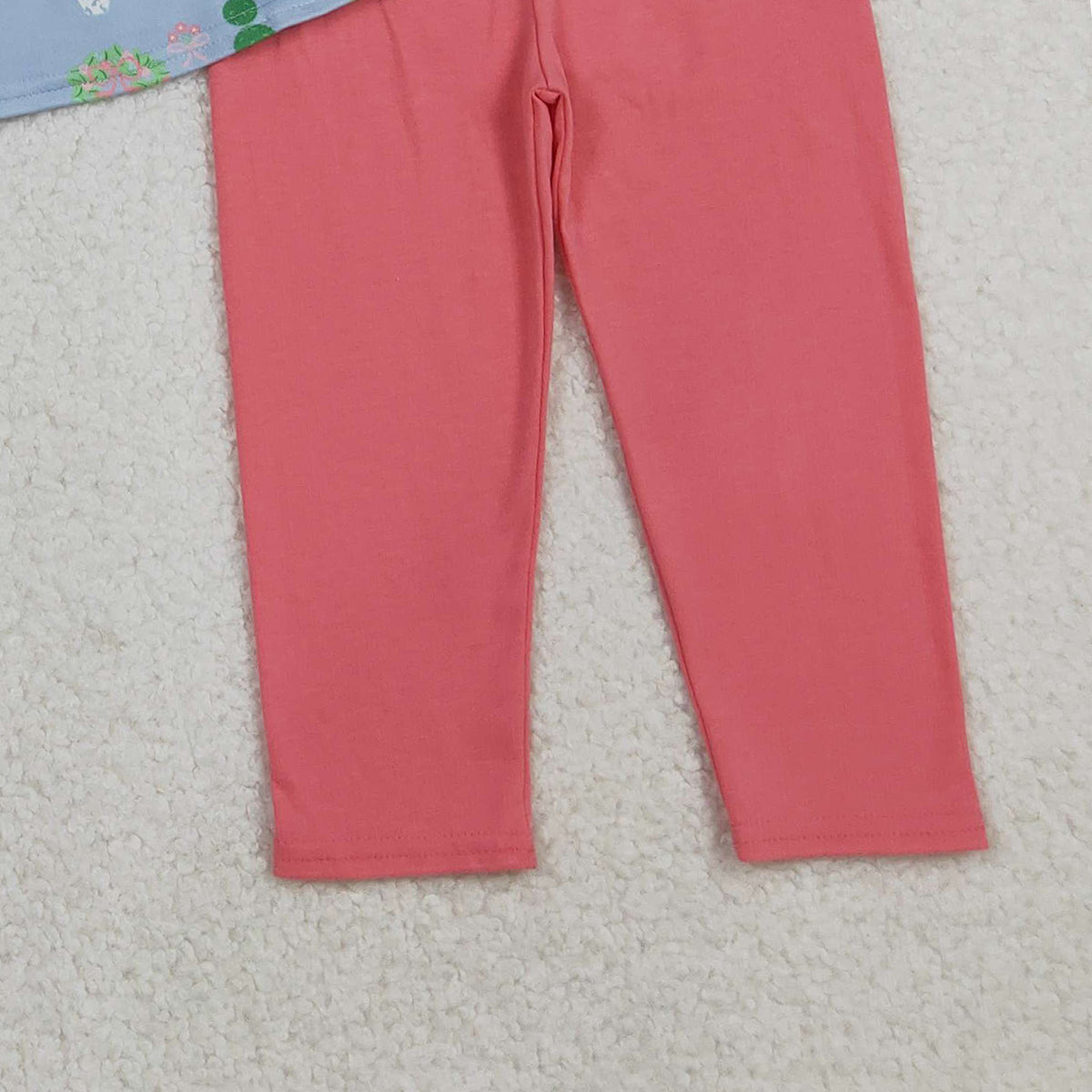 10.14 RTS NO MOQ （In stock）GLP2868 Baby Girls Bows Flowers Tunic Leggings Pant Christmas Clothes Sets