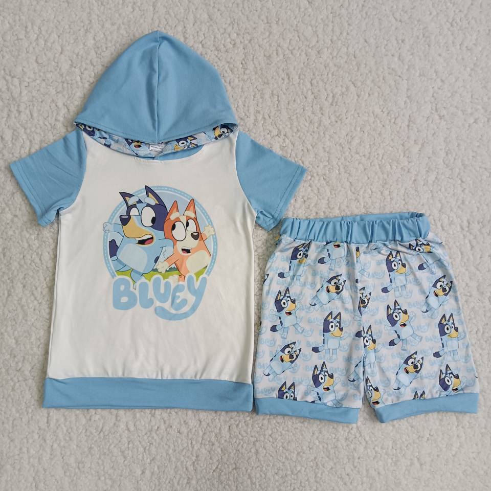 C1-2 Baby boys dog hoodie sets