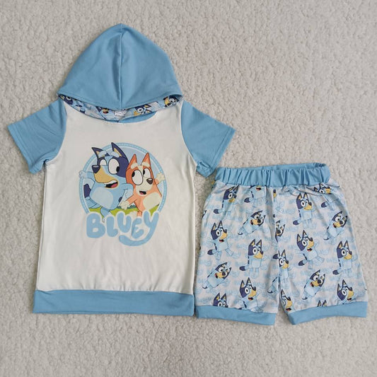 C1-2 Baby boys dog hoodie sets