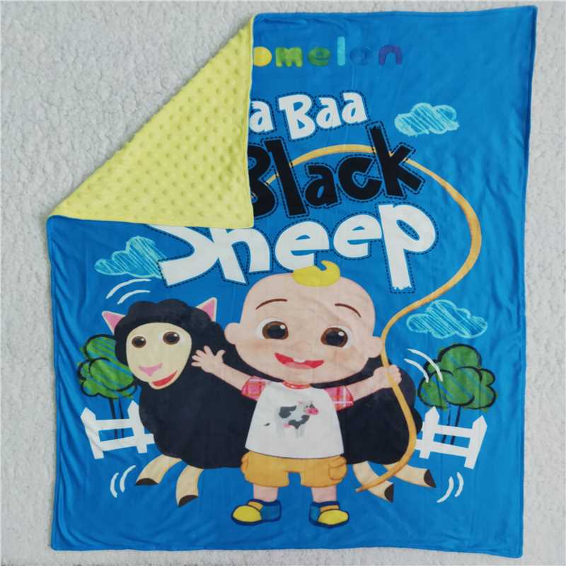 6 B9-16  Baby Black Sheep Blankets