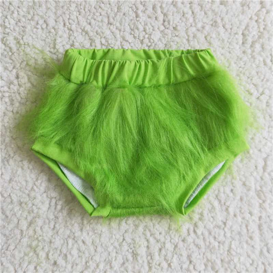 D4-2 Green fur bummie