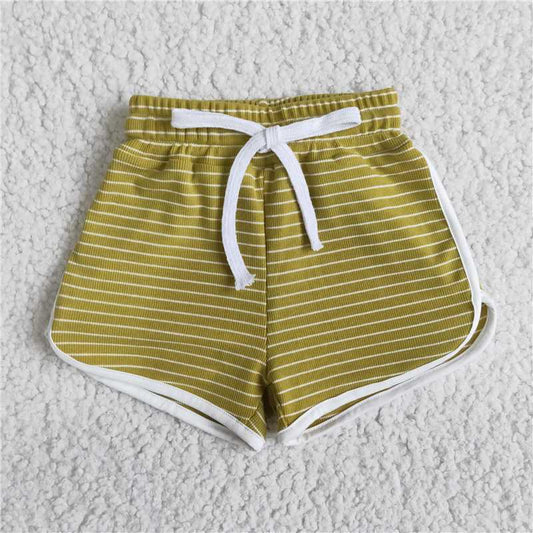 B0-30  Baby girls summer sports design shorts 7