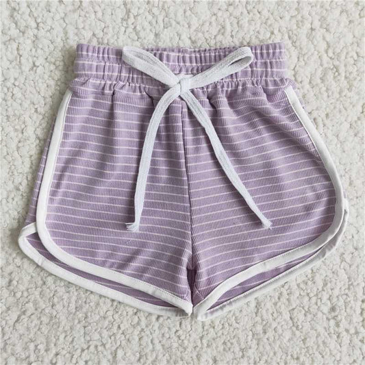 B0-10  Baby girls summer sports design shorts 9