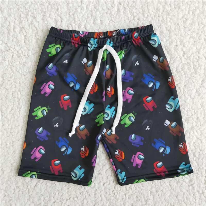 B0-14 Game among us boys swimming trunks