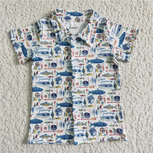 BT0010 Baby Boys western button up shirts 2