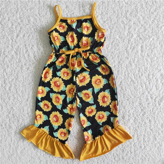 B14-22  Sling sunflower soft romper