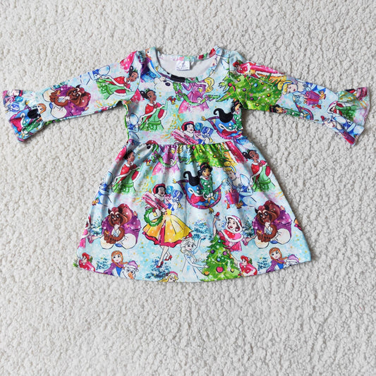 6 A16-17  Christmas princess dresses