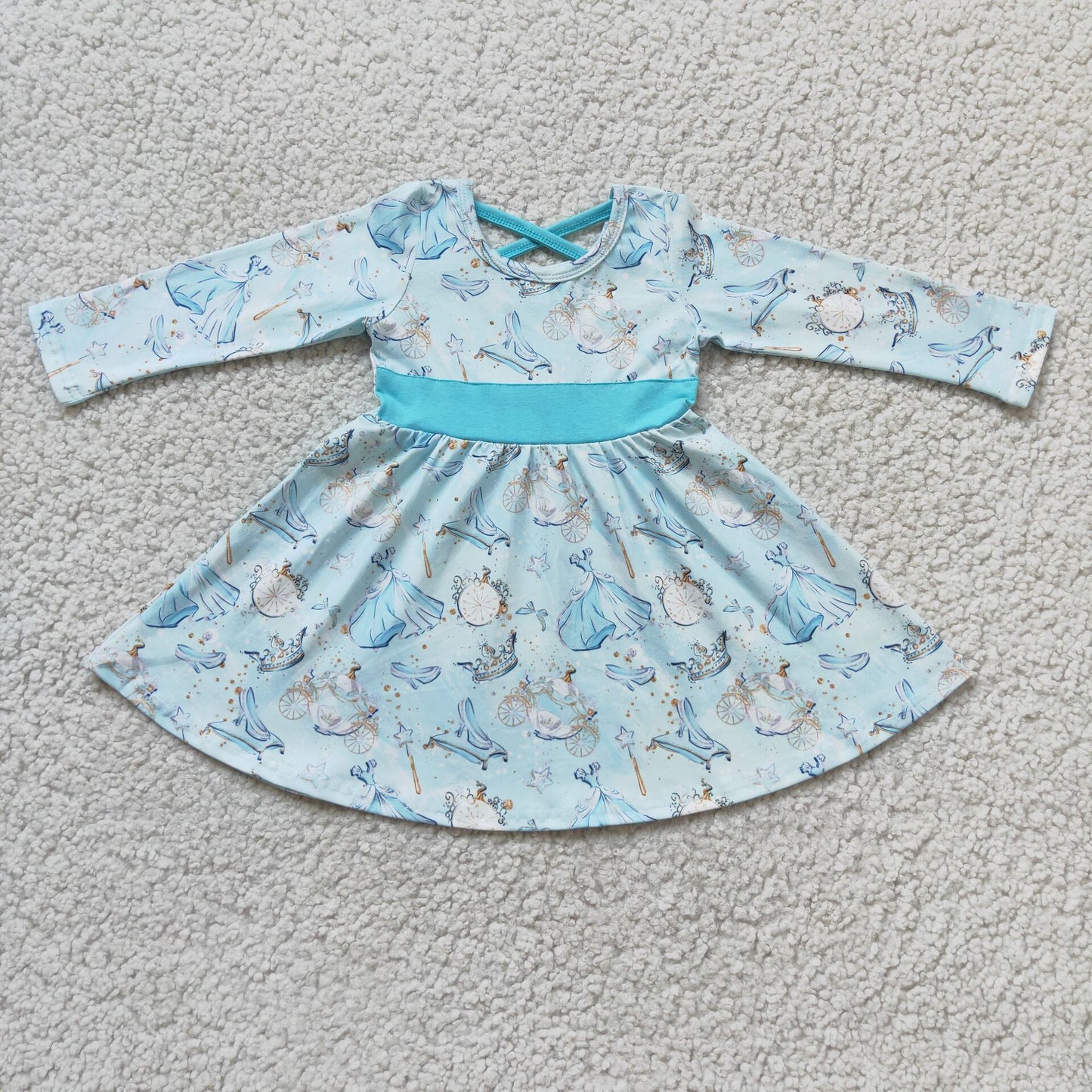 6 A13-3  Fall princess knee length dresses