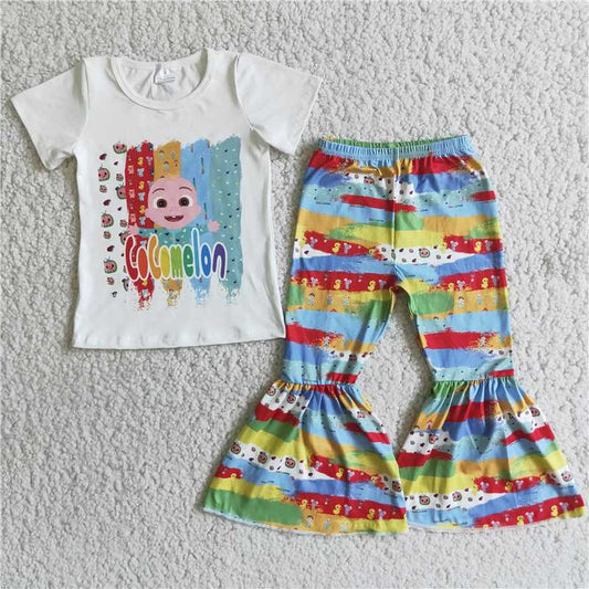 D6-1 Baby girls cartoon bell sets