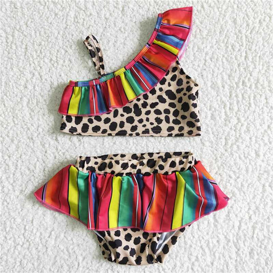 S0001  Baby Girls summer western 2pcs swimsuits