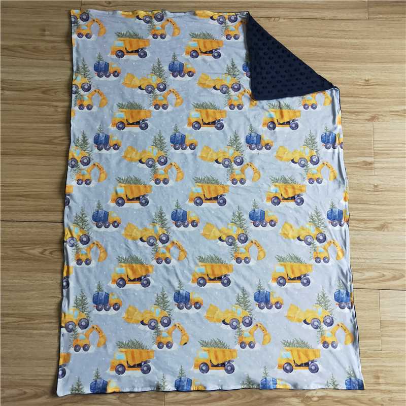 BL0029  Baby Kids Boys Truck blankets