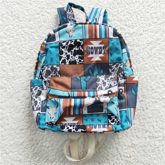 BA0077  Baby Children Western Sibling Kids Back Bags