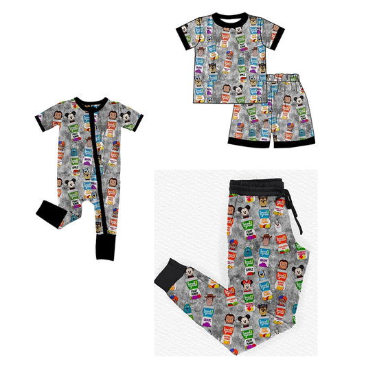Black mouse dog monkey toy adult pants