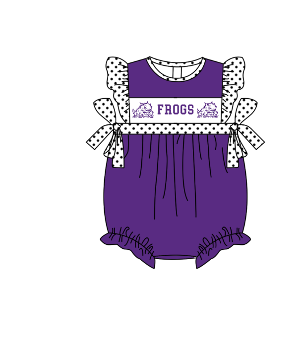 CUSTOM MOQ 5 Sibling Baby Kids Purple Top Shorts Clothes Set Knee Length Dress Rompers
