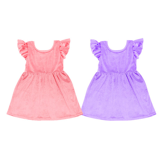 Baby Girls  Velvet Knee Length Dresses preorder