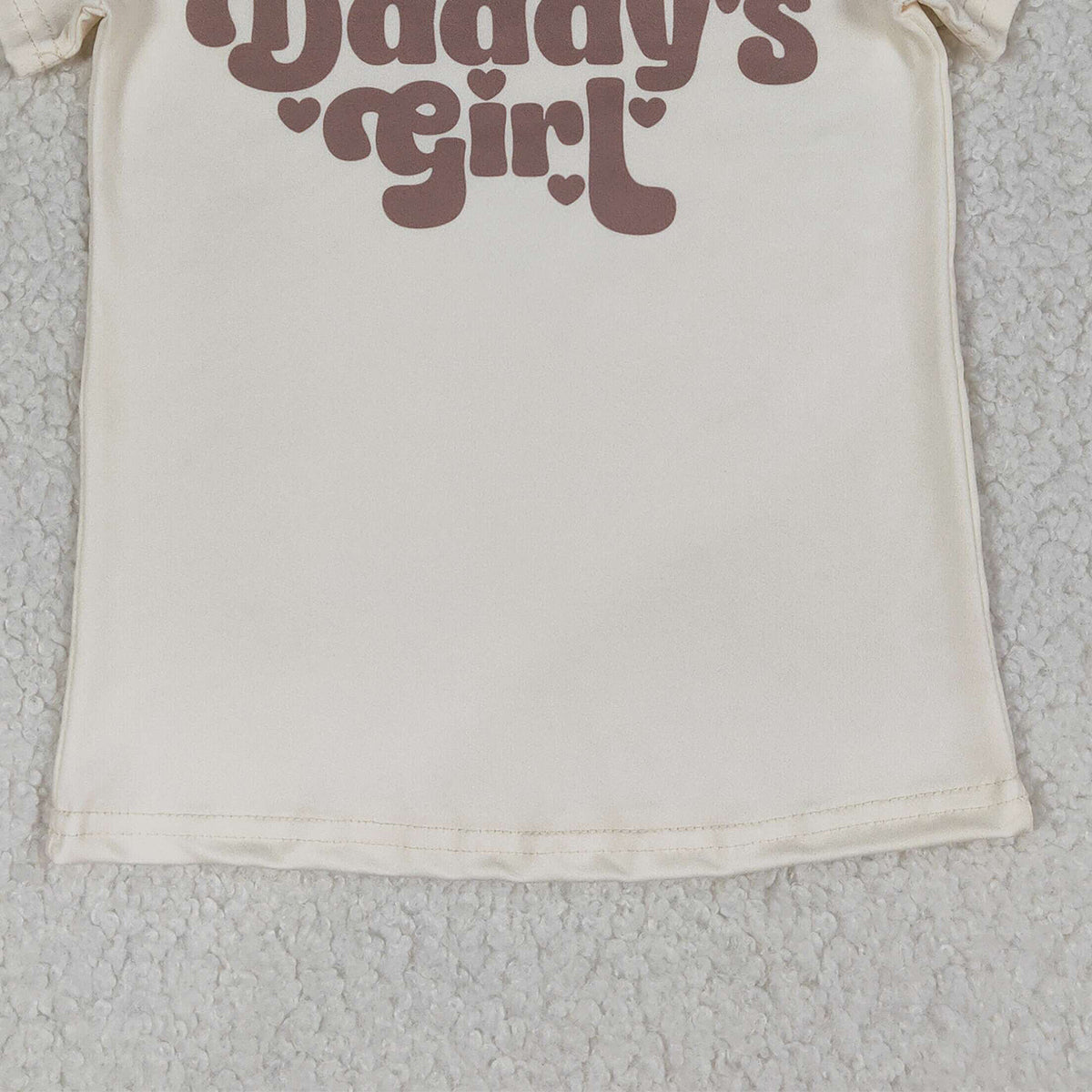 1.8 RTS NO MOQ （In stock）GT1567 Baby Girls Short Sleeve Daddy's Girls Hearts T-shirts Top