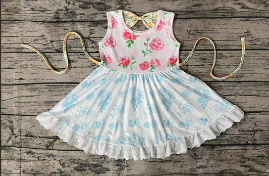 GSD0987 Pre-order baby girl clothes  sleeve summer dress