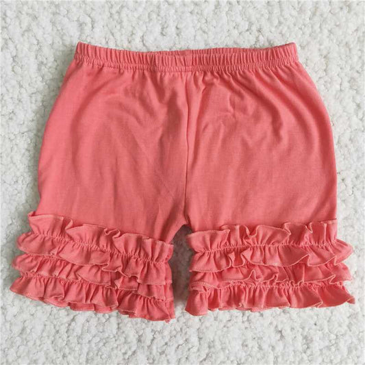 A16-4  Watermelon icing ruffle shorts