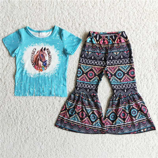 D6-13 Horse tassel western bell sets