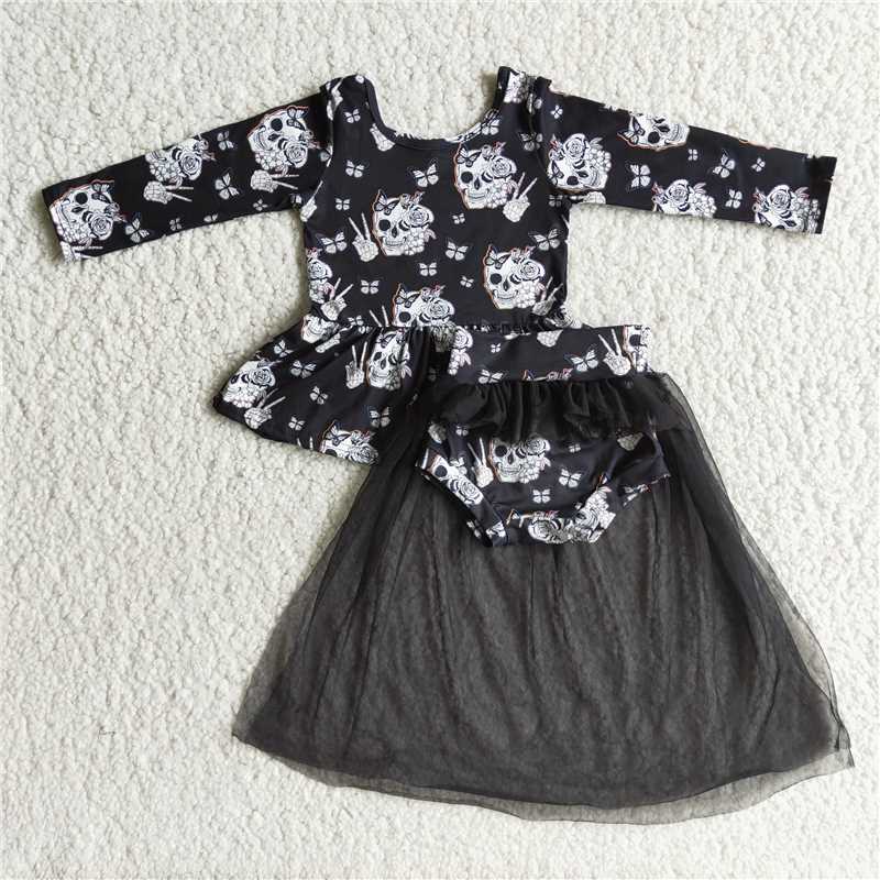 6 A10-2  Halloween bummie tutu set 2