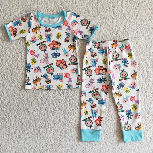 D6-3 Boys cocomelon blue suit