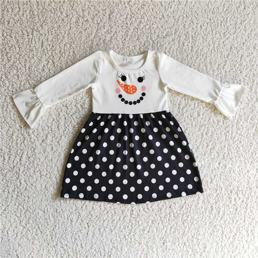 GLD0119  Sibling Winter Christmas Snowman Girls Boys Clothes Sets