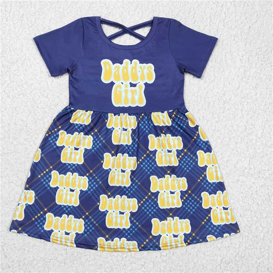 GSD0196 DADDY GIRL short-sleeved dress