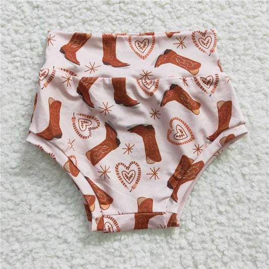 SS0045  Baby Girls Boots Summer Bummies Bottoms
