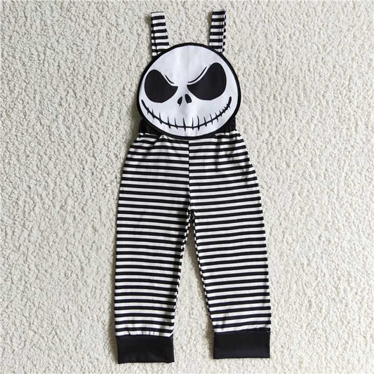 SR0082 Baby boys Halloween black stripe jumpsuits