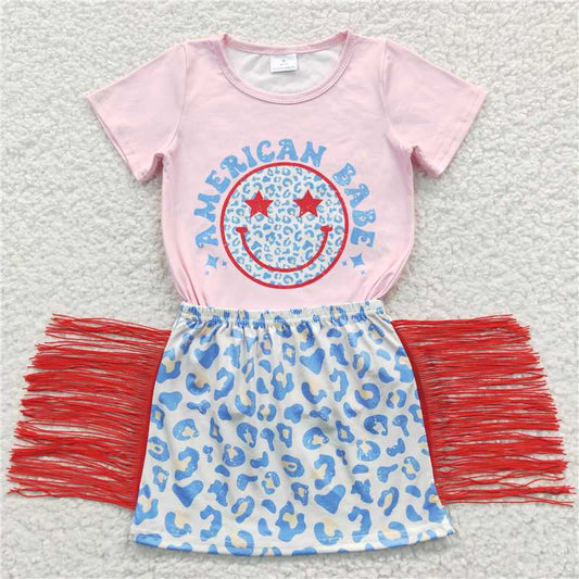 Baby Girls Smile Tassel Skirts Sets