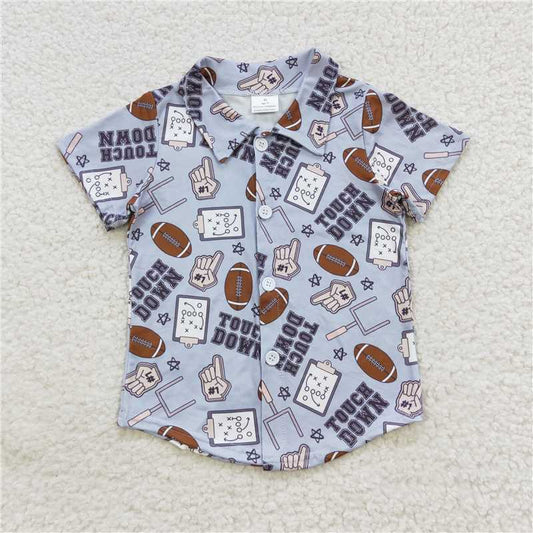 BT0270  Baby Boys Football Short Sleeve Tee Shirts Tops