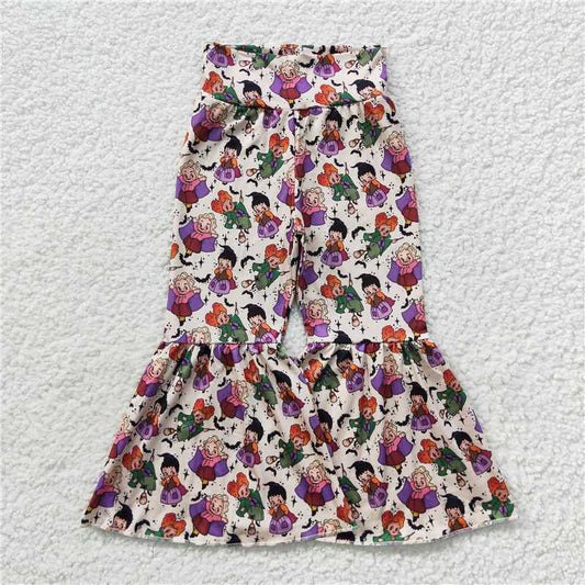 P0256  Baby Girls Colorful Halloween Witches Bell Pants