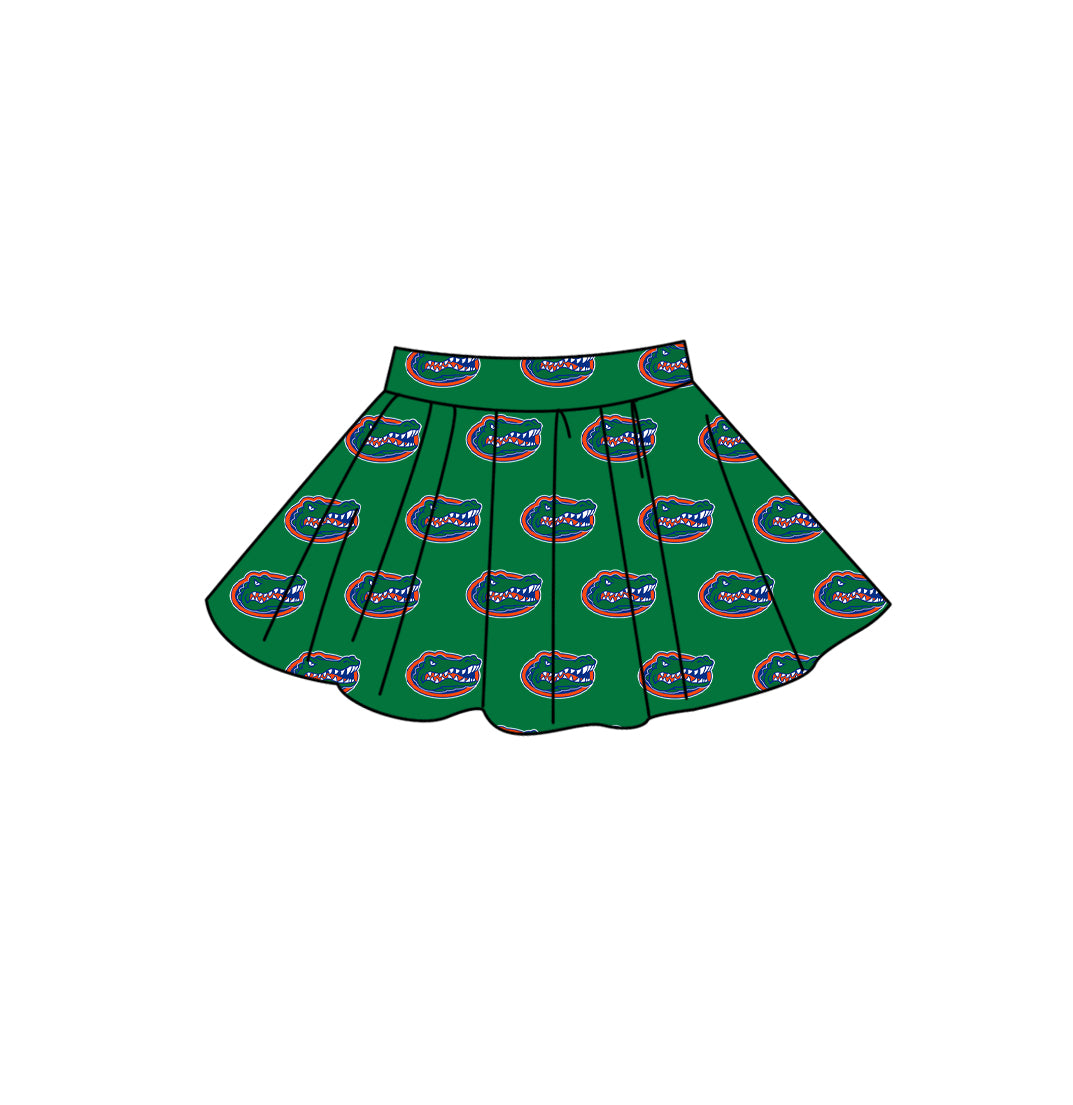 CUSTOM MOQ 5 mix size summer teams Adult Women Solid Color Casual Summer Team Skirt