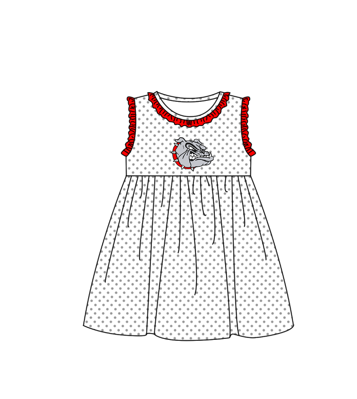 CUSTOM MOQ 5 Sibling Boys Baby Girls Bright Red Top Shorts Clothes Set Knee Length Dress Rompers