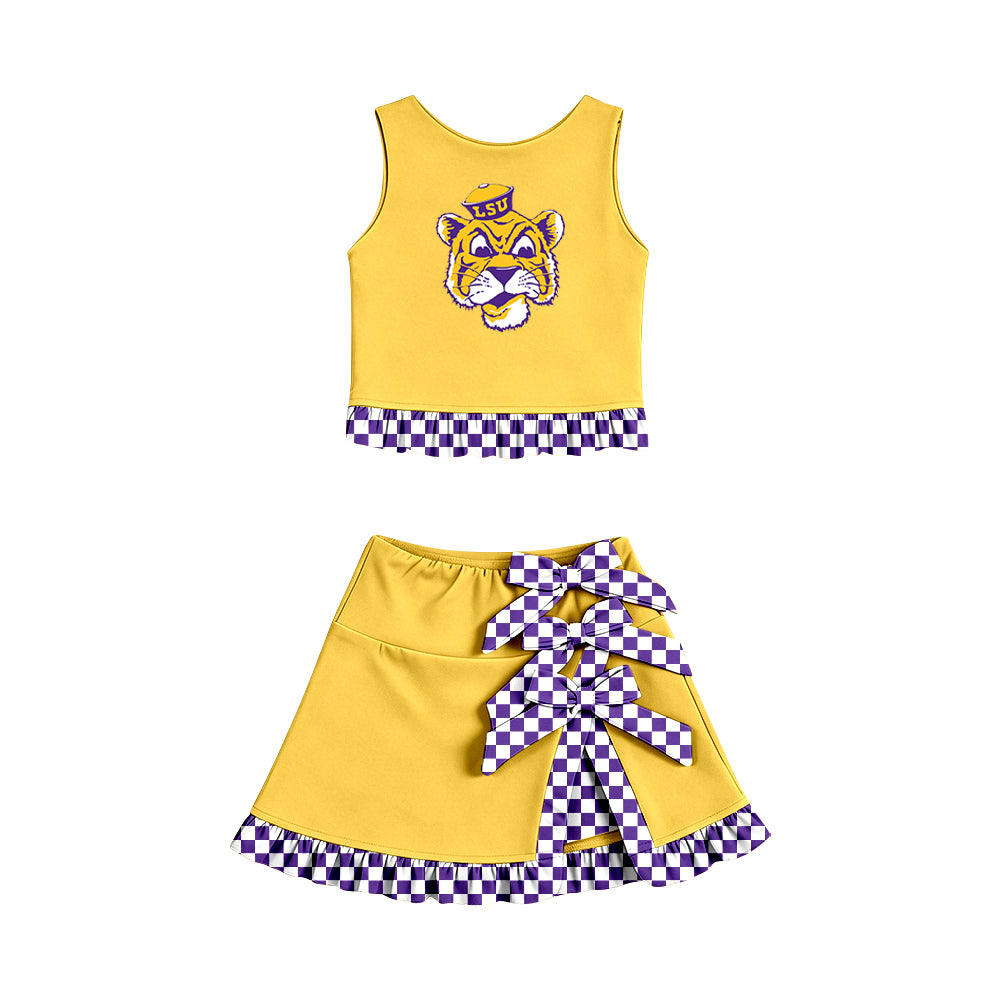 CUSTOM MOQ 5 mix size summer teams  Skirt Shorts Yoga Active Clothes Sets