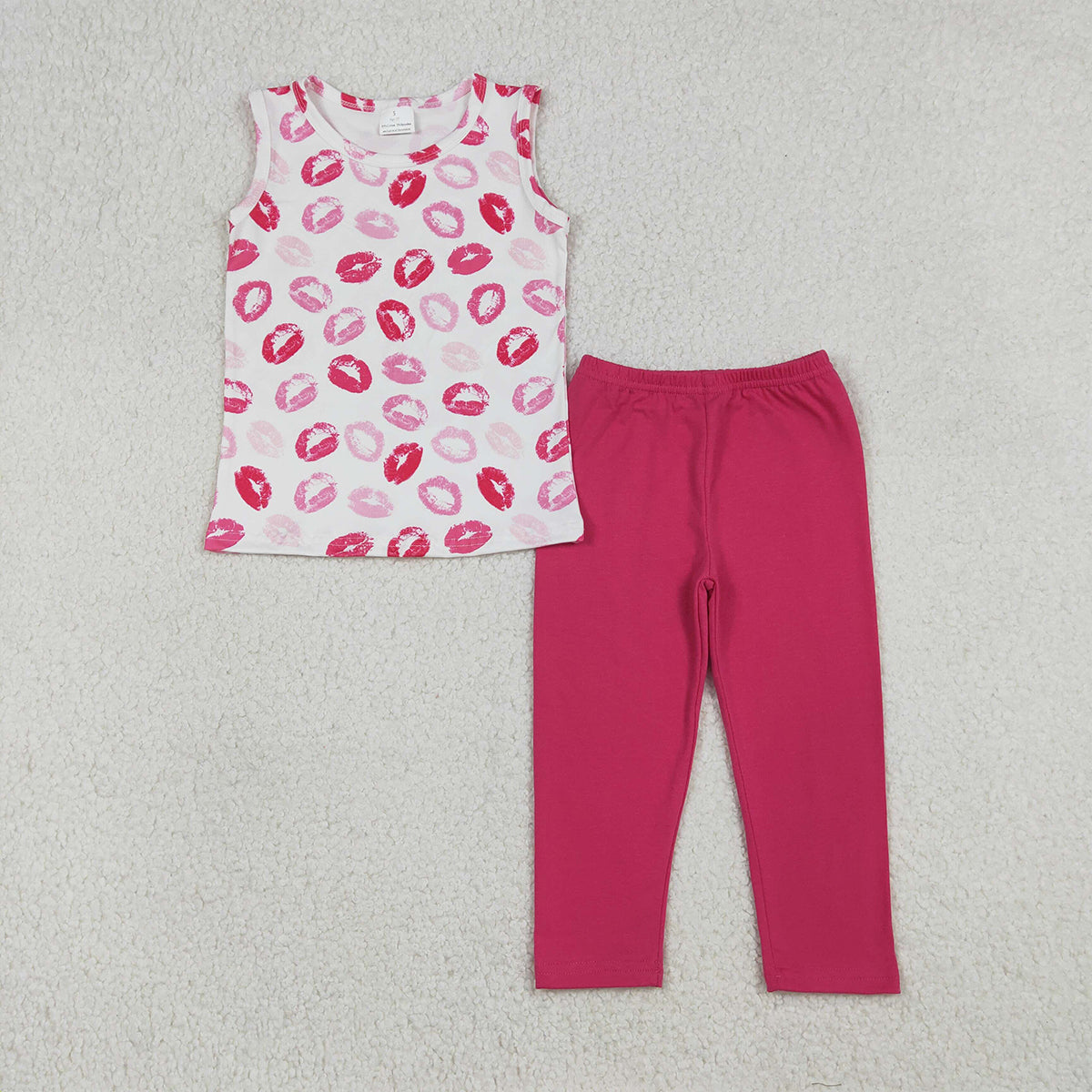 12.24 RTS NO MOQ （In stock）P0958 Baby Girls Hot Pink Legging Pants Bottom