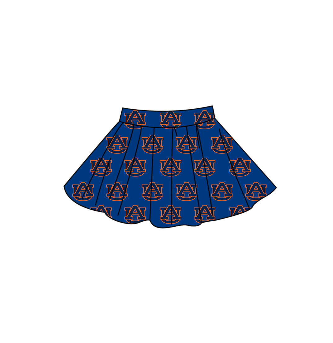 CUSTOM MOQ 5 mix size summer teams Adult Women Solid Color Casual Summer Team Skirt