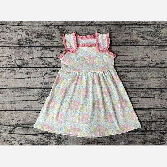 GSD1119 Pre-order baby girl clothes  sleeve summer dress