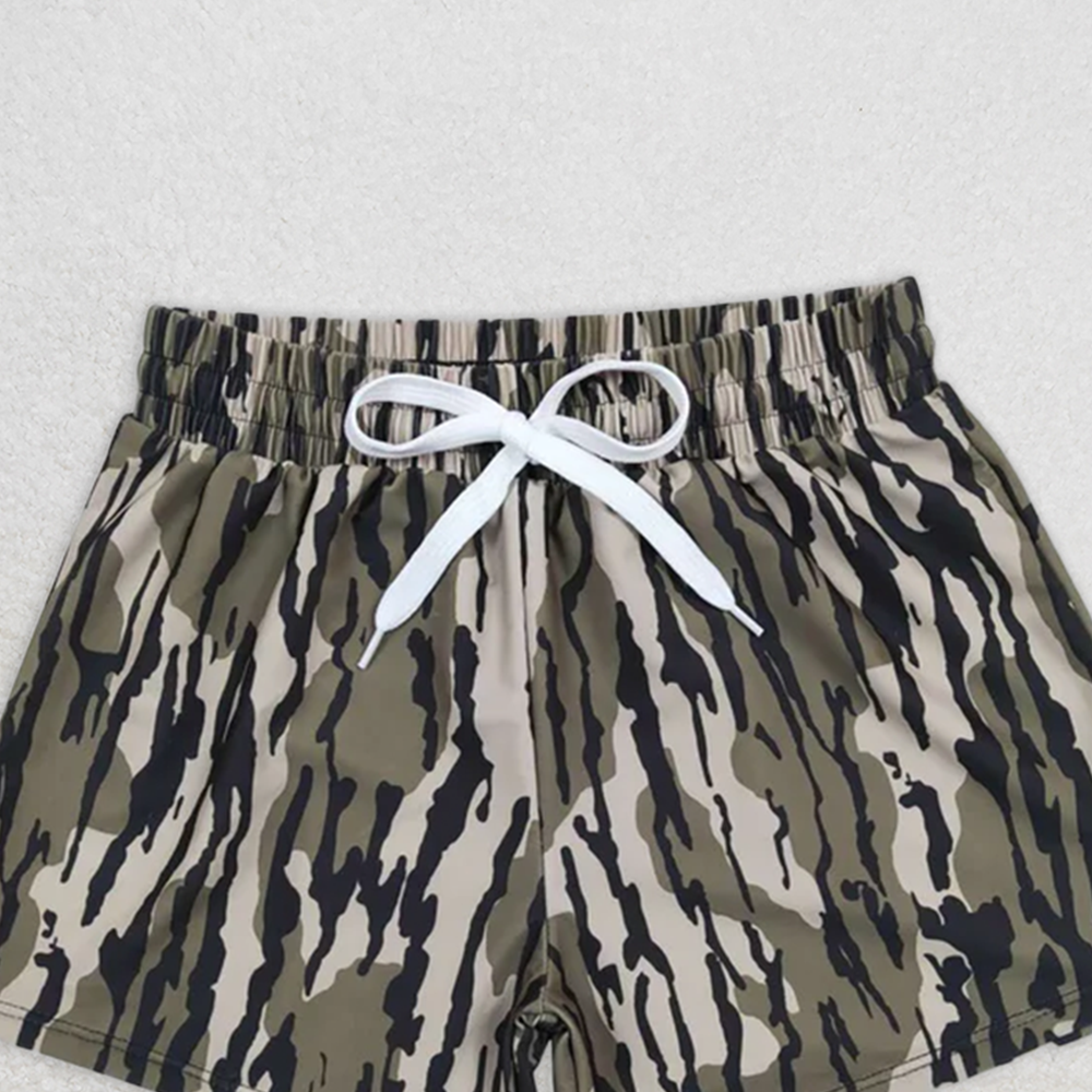 S0194 RTS NO MOQ Baby Boys Summer Swimsuits Camouflage swimming trunks