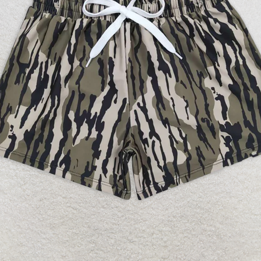 S0194 RTS NO MOQ Baby Boys Summer Swimsuits Camouflage swimming trunks