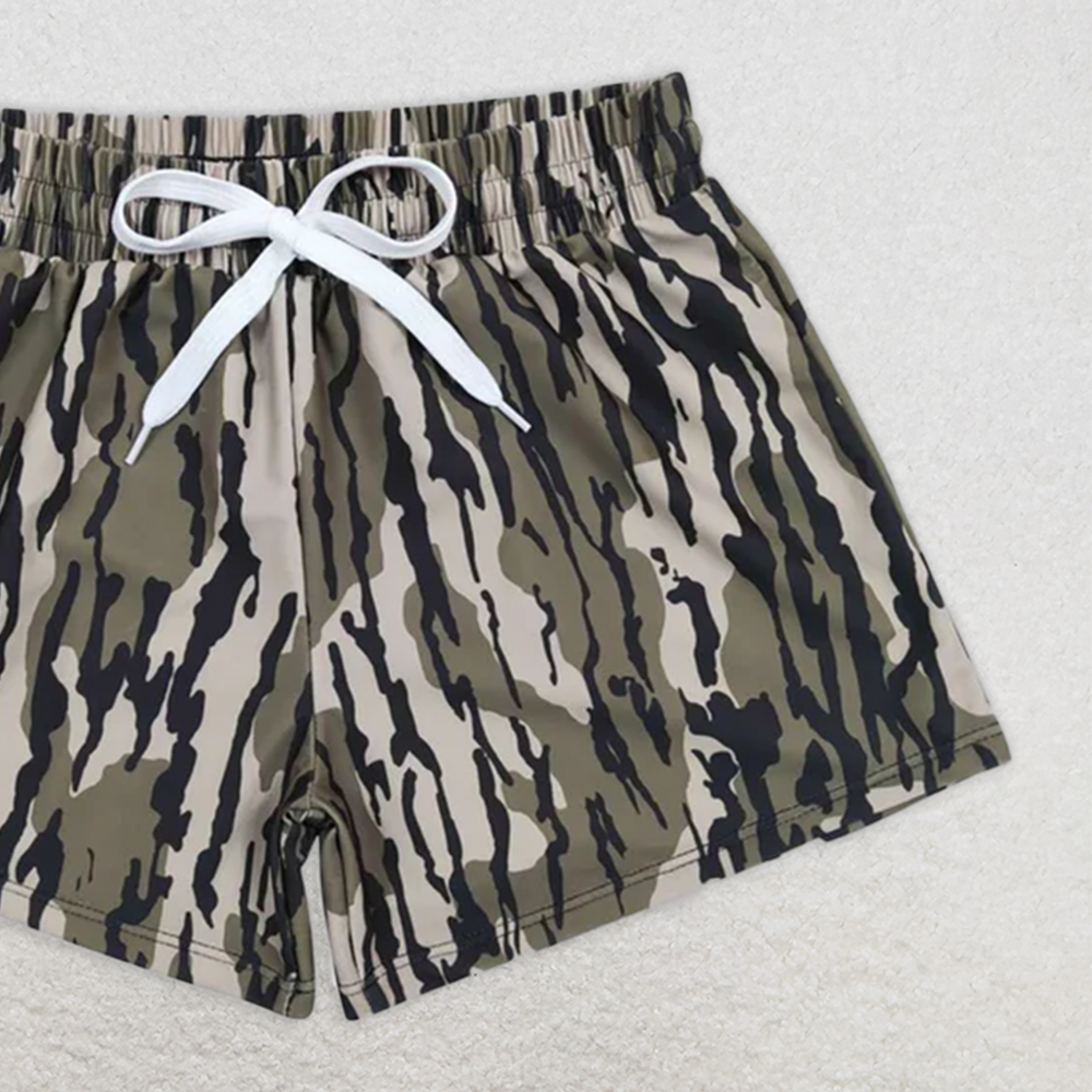S0194 RTS NO MOQ Baby Boys Summer Swimsuits Camouflage swimming trunks